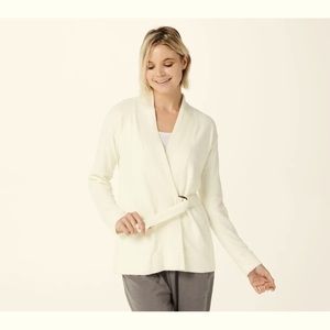 Barefoot Dreams cardigan ivory sweater: Box O